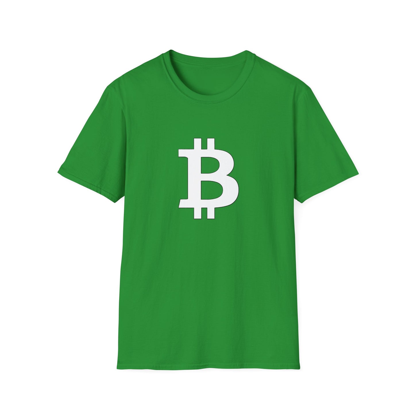 Bitcoin white logo | Softstyle T-Shirt