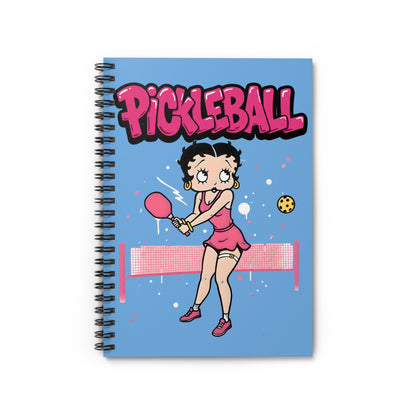 Pickleball Betty Themed Spiral Notebook