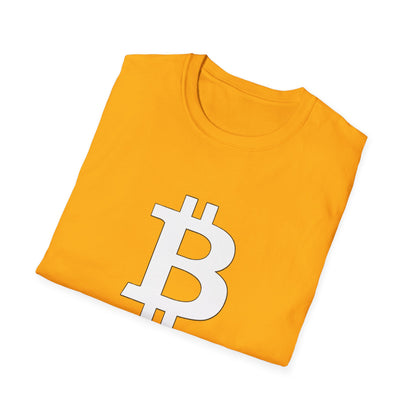 Bitcoin white logo | Softstyle T-Shirt