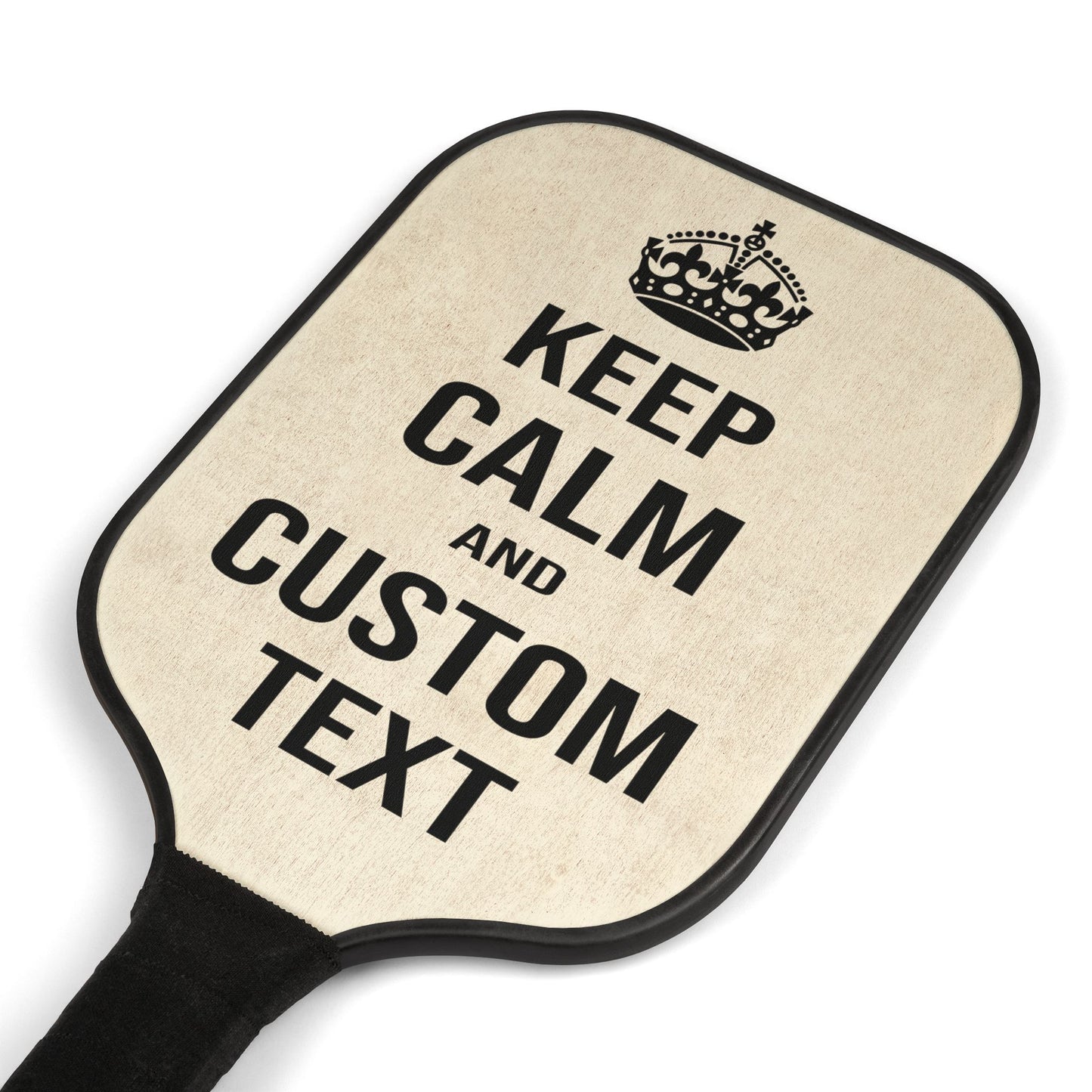 Keep Calm Custom Text | Pickleball Set