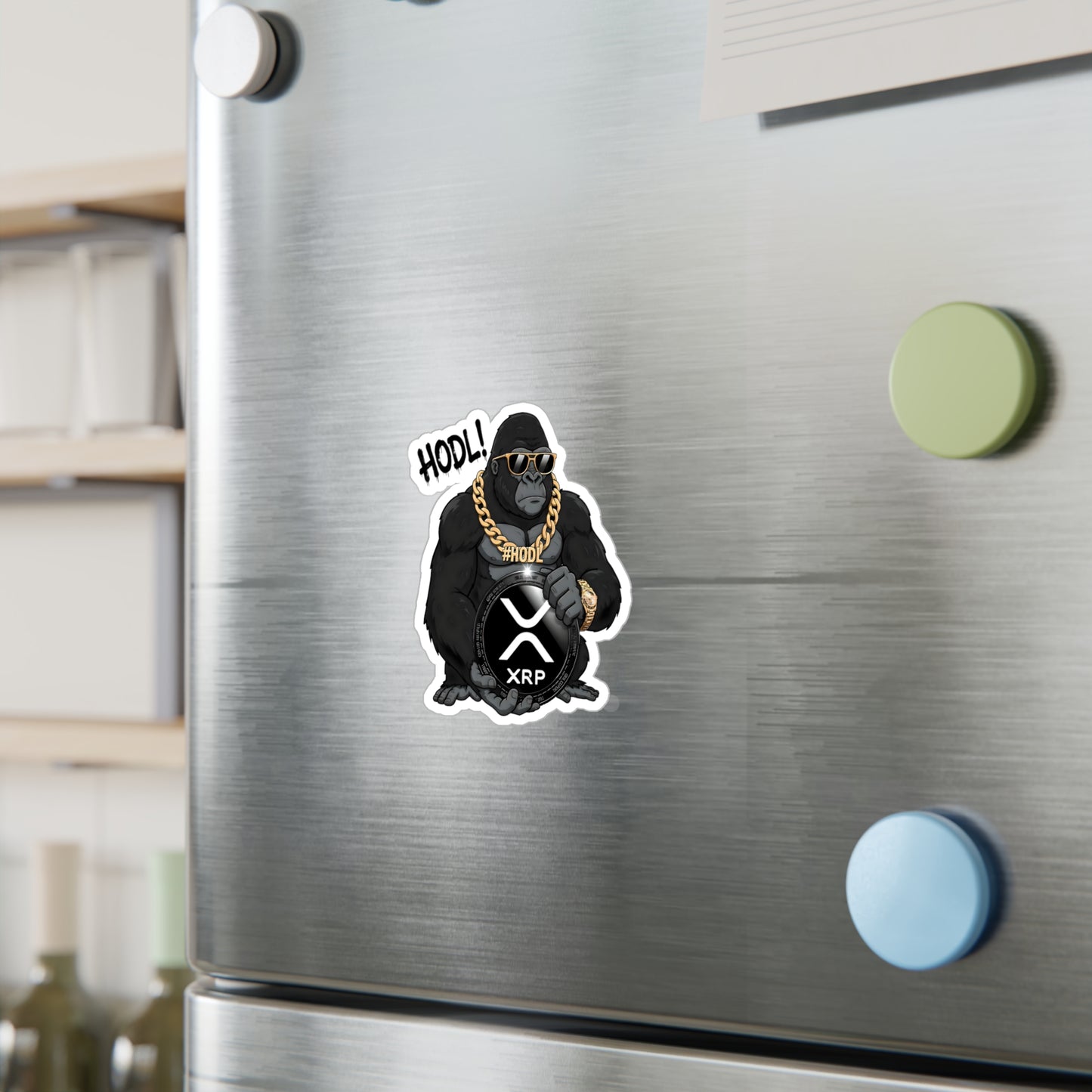 XRP Ape #HODL | Vinyl Stickers