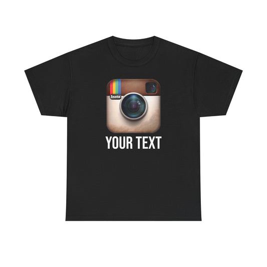 Custom Instagram | Unisex Heavy Cotton Tee