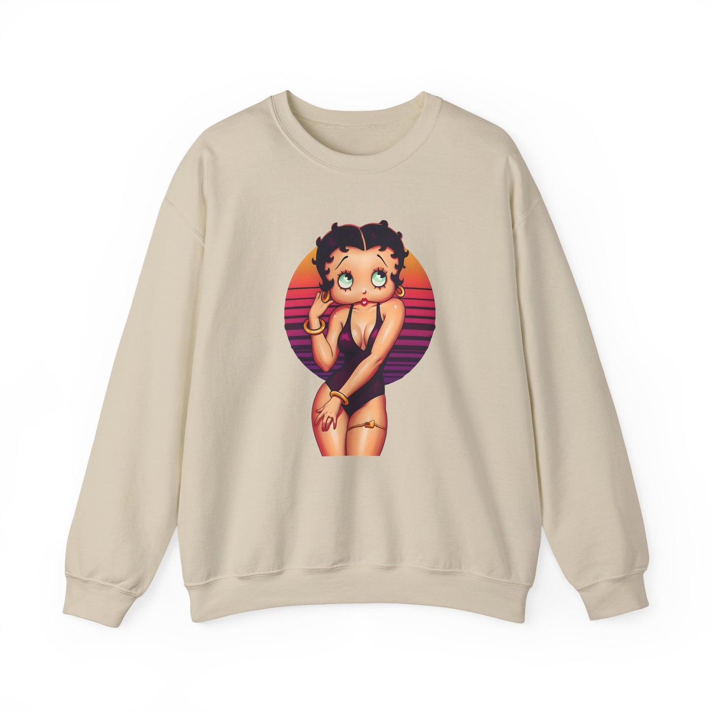 Betty Boop-Inspired Vintage Sweatshirt