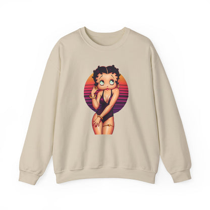 Betty Boop-Inspired Vintage Sweatshirt