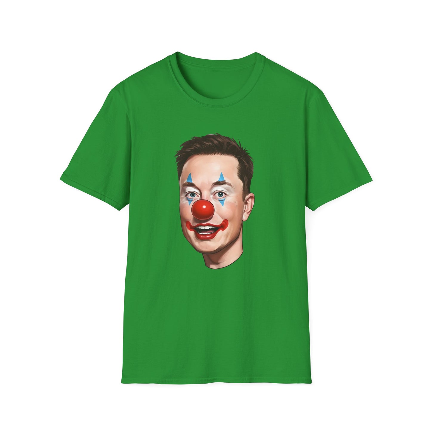 Elon Musk Clown Face | Unisex Softstyle T-Shirt