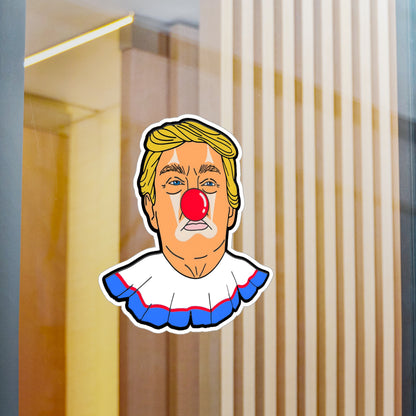 Anti-Trump Clown 1 - Kiss Cut Vinyl Sticker
