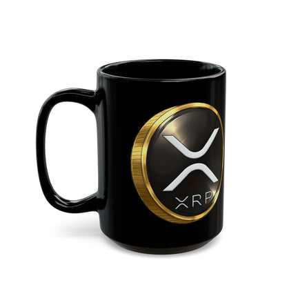 XRP Crypto Coin Black Mug - Coffee Cup