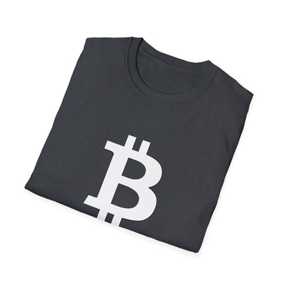 Bitcoin white logo | Softstyle T-Shirt