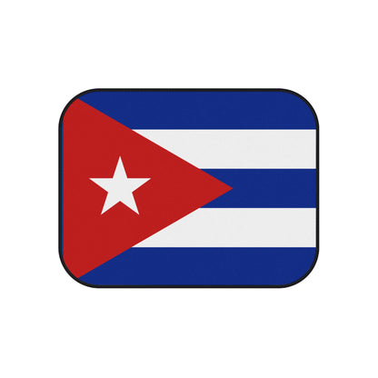 Cuban Flag Car Mats Set - Vibrant Auto Accessories, Vehicle Decor, Car Interior, Gift for Travelers, Sports Fans, Homecoming