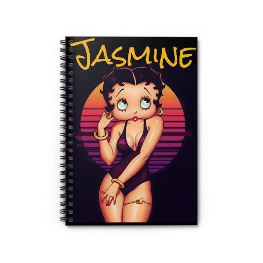 Retro Custom Betty Boop Spiral Notebook