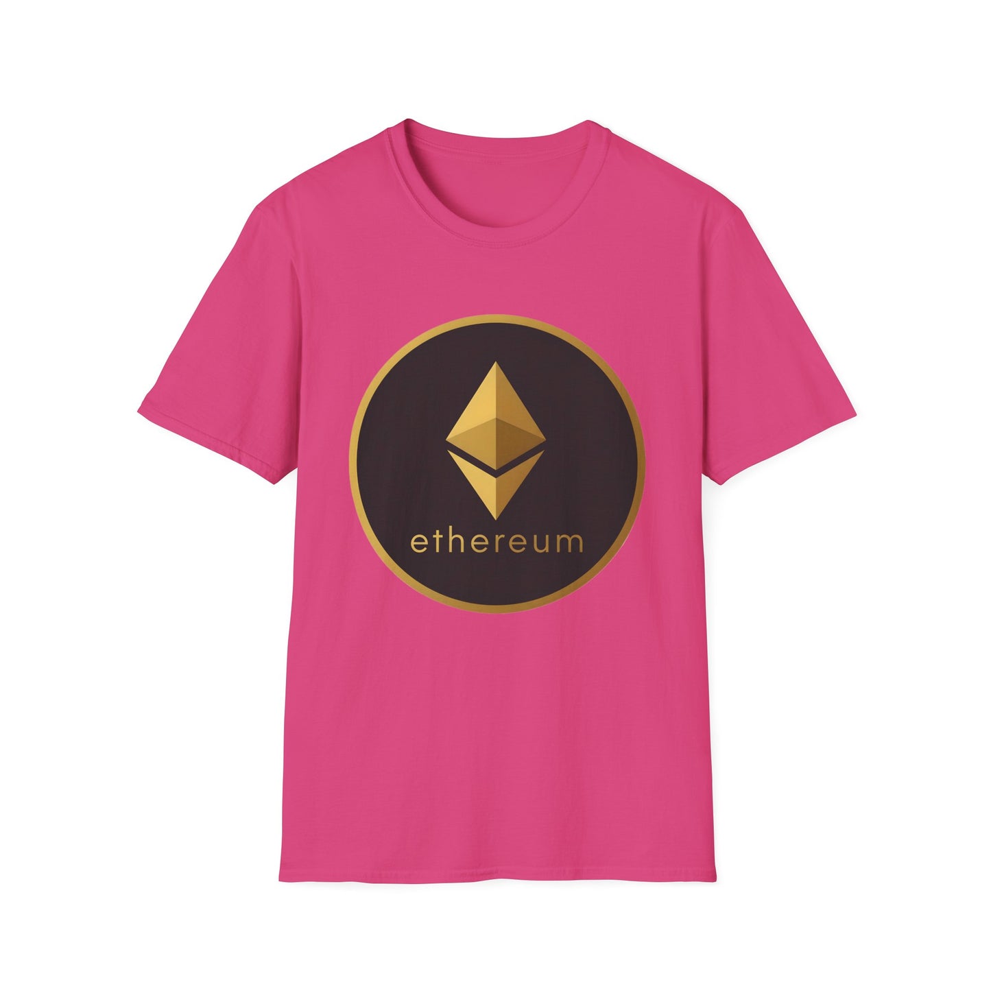 Ethereum Logo Unisex Softstyle T-Shirt - Perfect for Crypto Enthusiasts