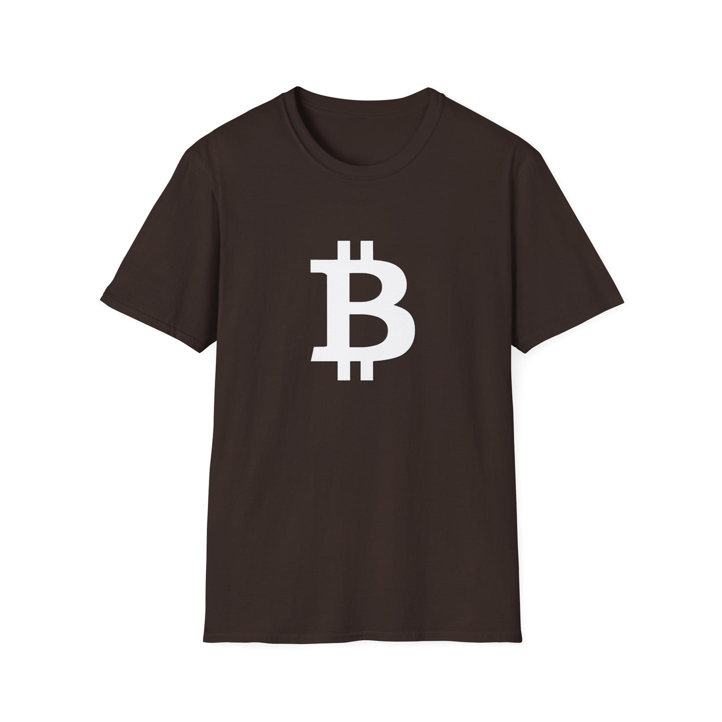Bitcoin white logo | Softstyle T-Shirt