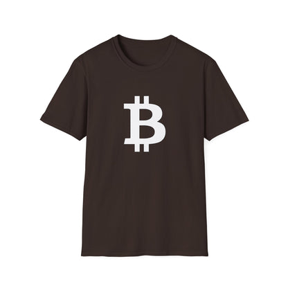 Bitcoin white logo | Softstyle T-Shirt