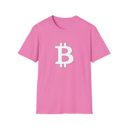 Bitcoin white logo | Softstyle T-Shirt