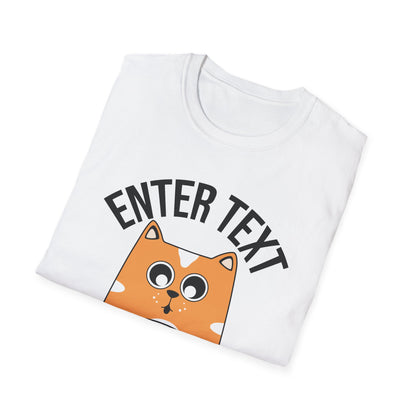 Custom Cat Coffee Design | Unisex Casual Tee