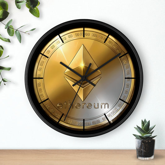 Ethereum Coin Wall Clock