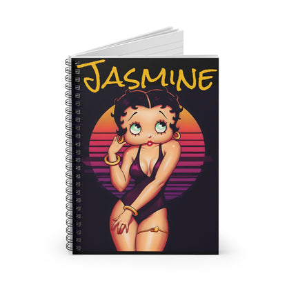 Retro Custom Betty Boop Spiral Notebook