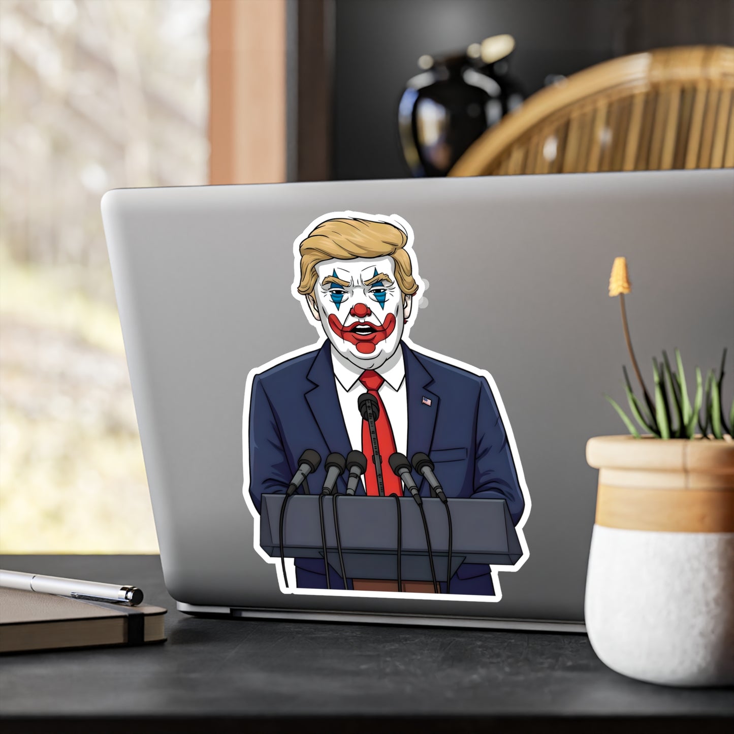 Trump Clown iv - Kiss-Cut Vinyl Decals