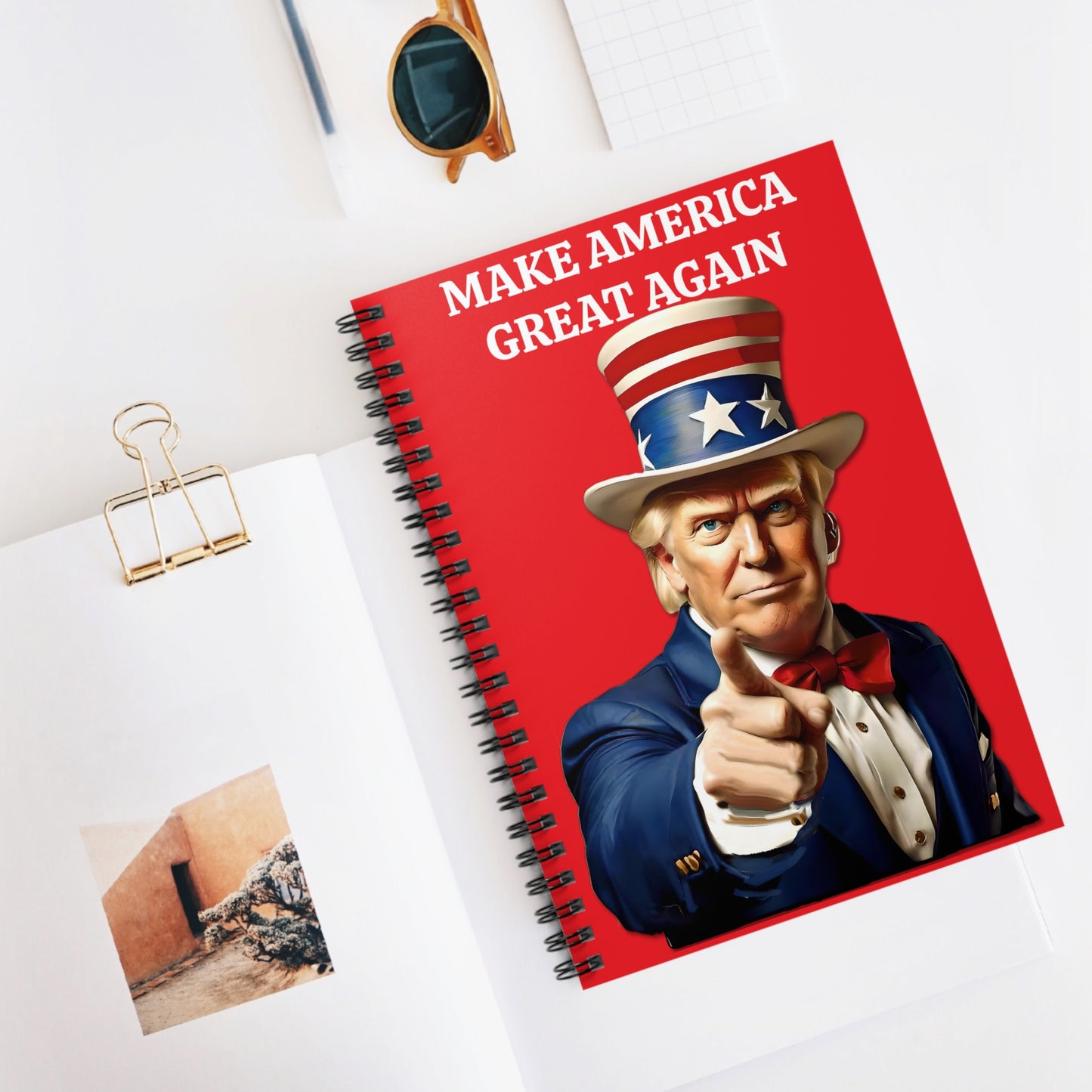 Pro Trump MAGA | Spiral Notebook - Ruled Line
