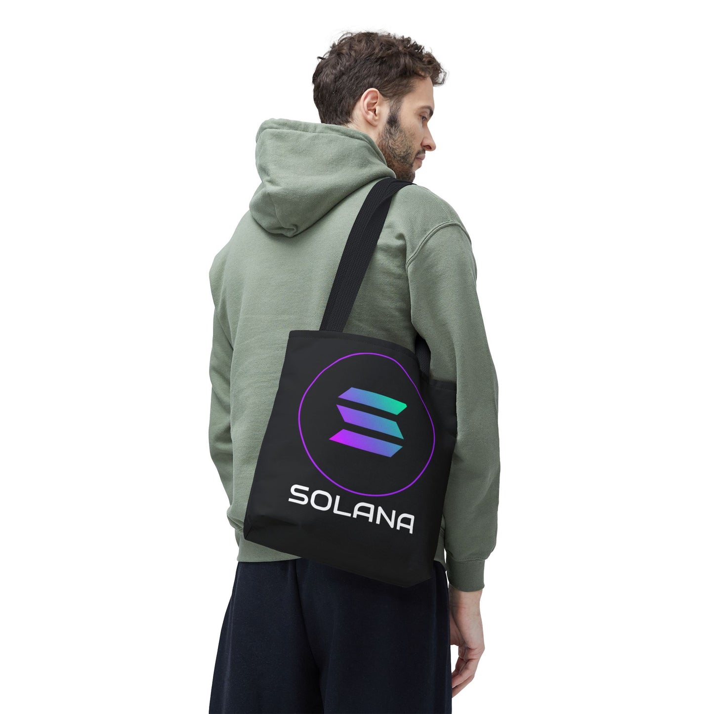 Solana Logo Tote Bag - Stylish & Practical Carryall for Crypto Enthusiasts