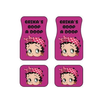 BETTY BOOP - Customizable Car Mats - Set of 4 Pink Decor