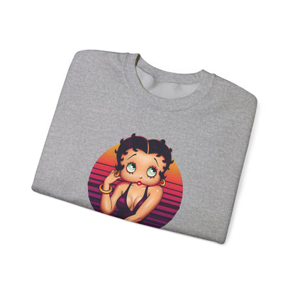 Betty Boop-Inspired Vintage Sweatshirt