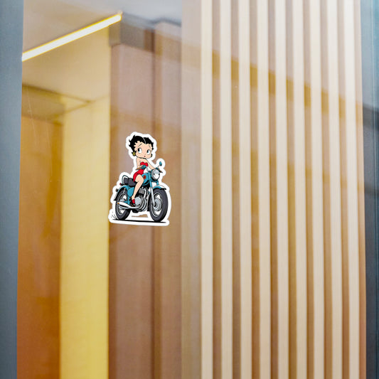 Betty Boop Motor Bike | Kiss-Cut Vinyl Decals
