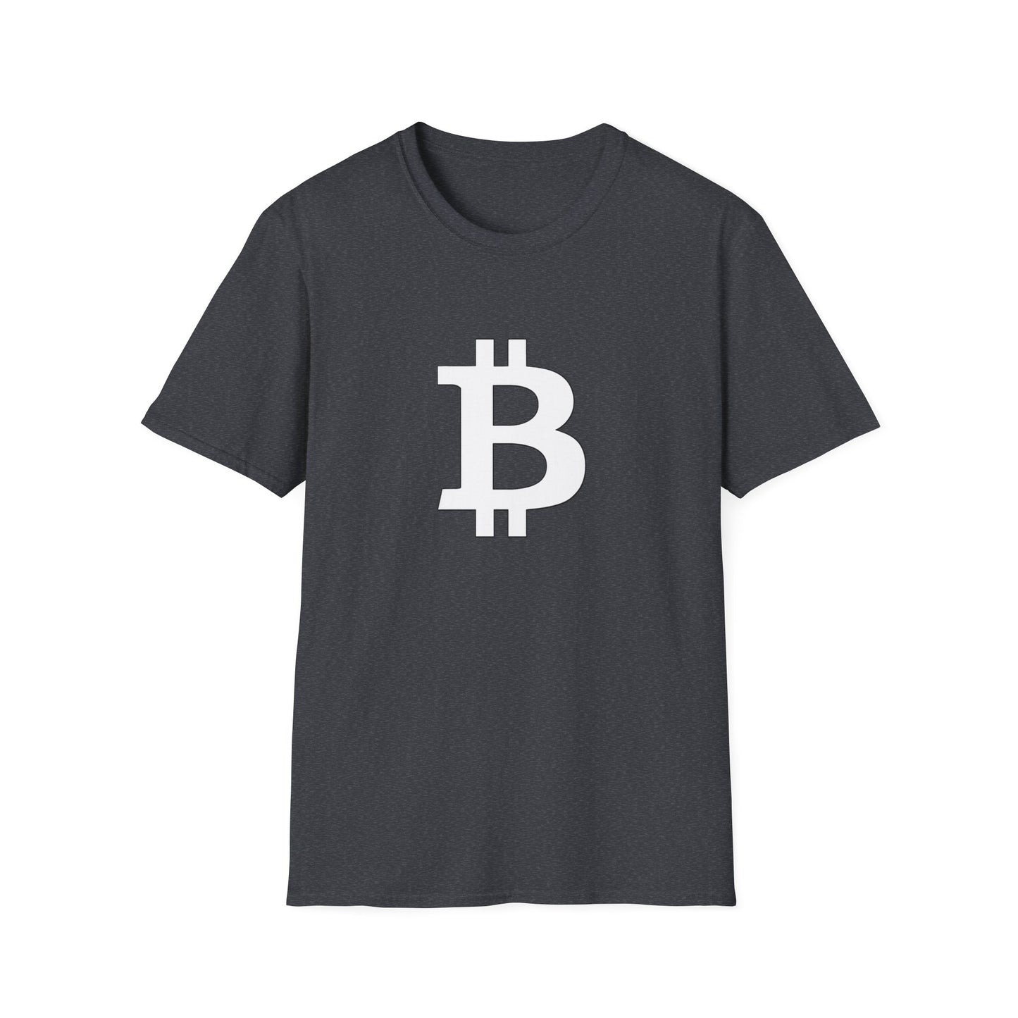 Bitcoin white logo | Softstyle T-Shirt