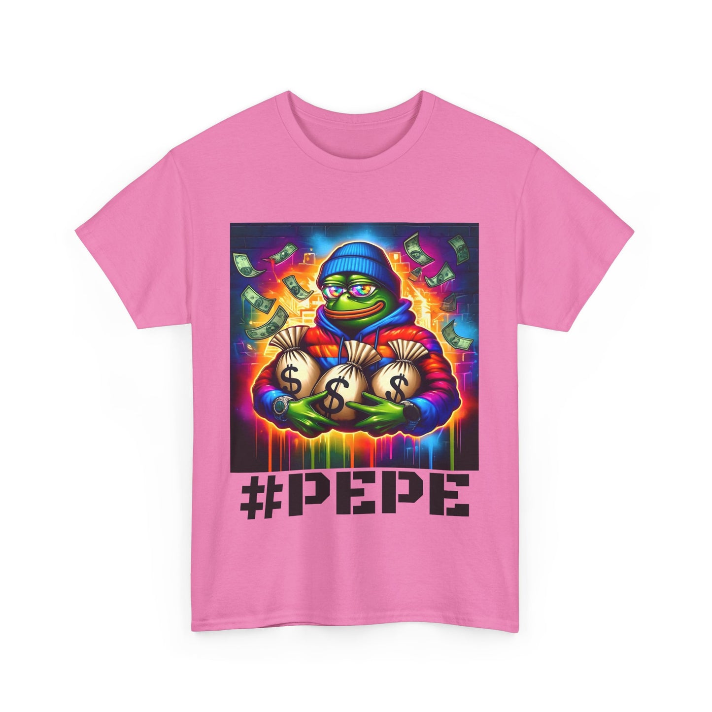 PEPE CRYPTO Unisex Heavy Cotton Tee