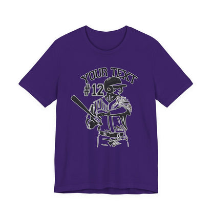 Custom Baseball Unisex Tee