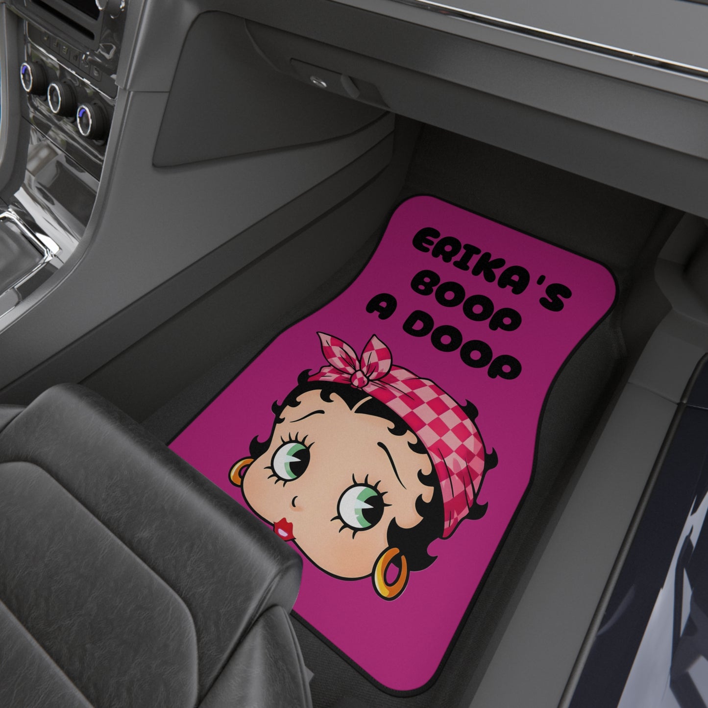 BETTY BOOP - Customizable Car Mats - Set of 4 Pink Decor