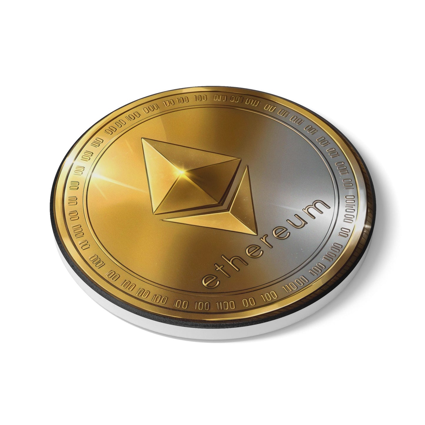 Ethereum Coin | Ceramic Coaster