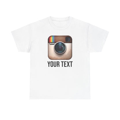 Custom Instagram | Unisex Heavy Cotton Tee