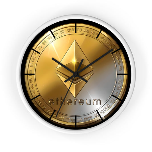 Ethereum Coin Wall Clock