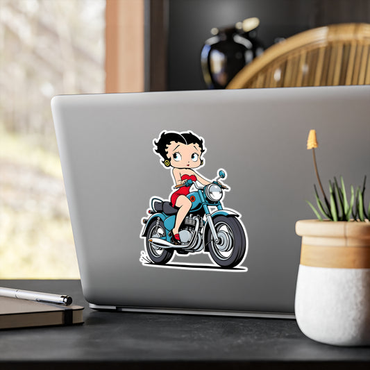 Betty Boop Motor Bike | Kiss-Cut Vinyl Decals