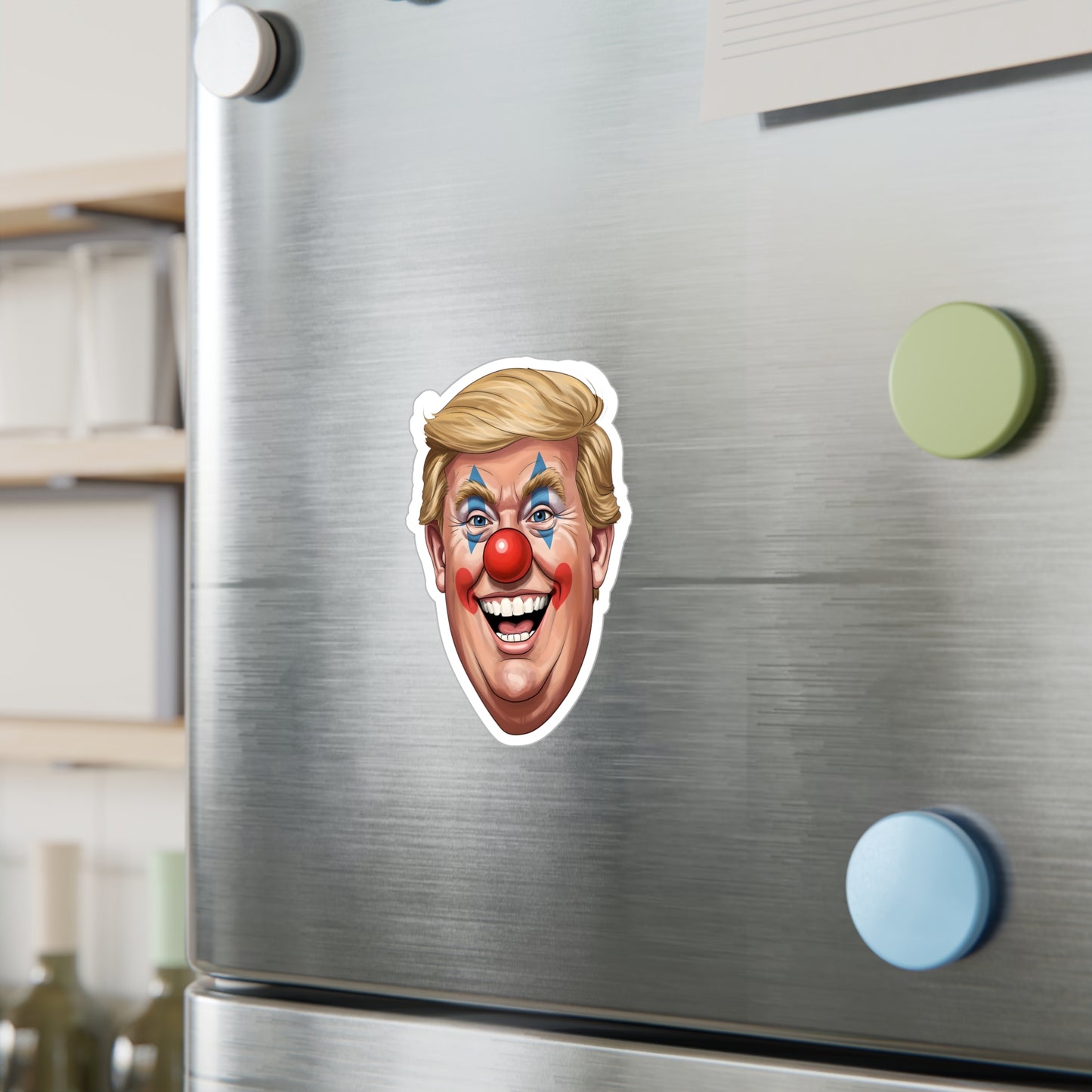 Anti Trump Clown Face - Kiss Cut Vinyl Decals