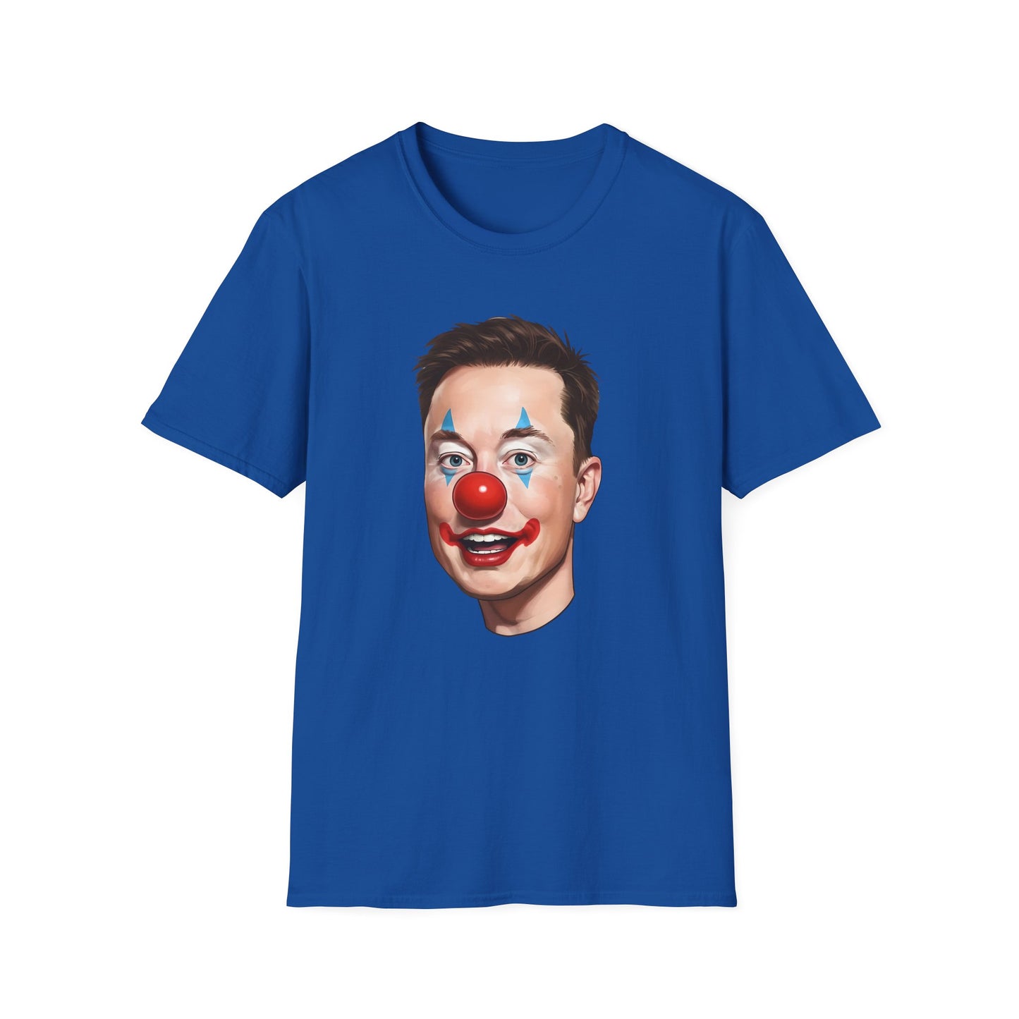 Elon Musk Clown Face | Unisex Softstyle T-Shirt