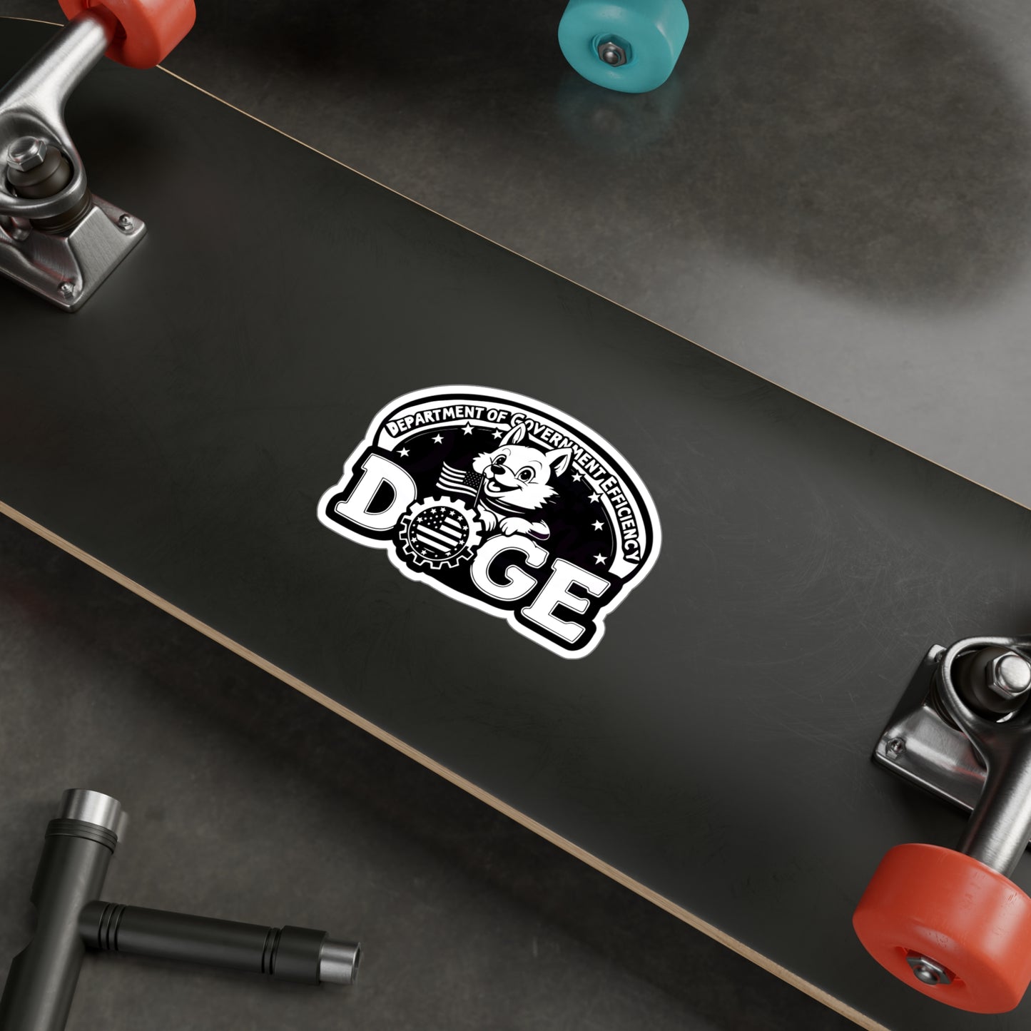D.o.g.e Government Efficiency - Kiss Cut Vinyl Decal