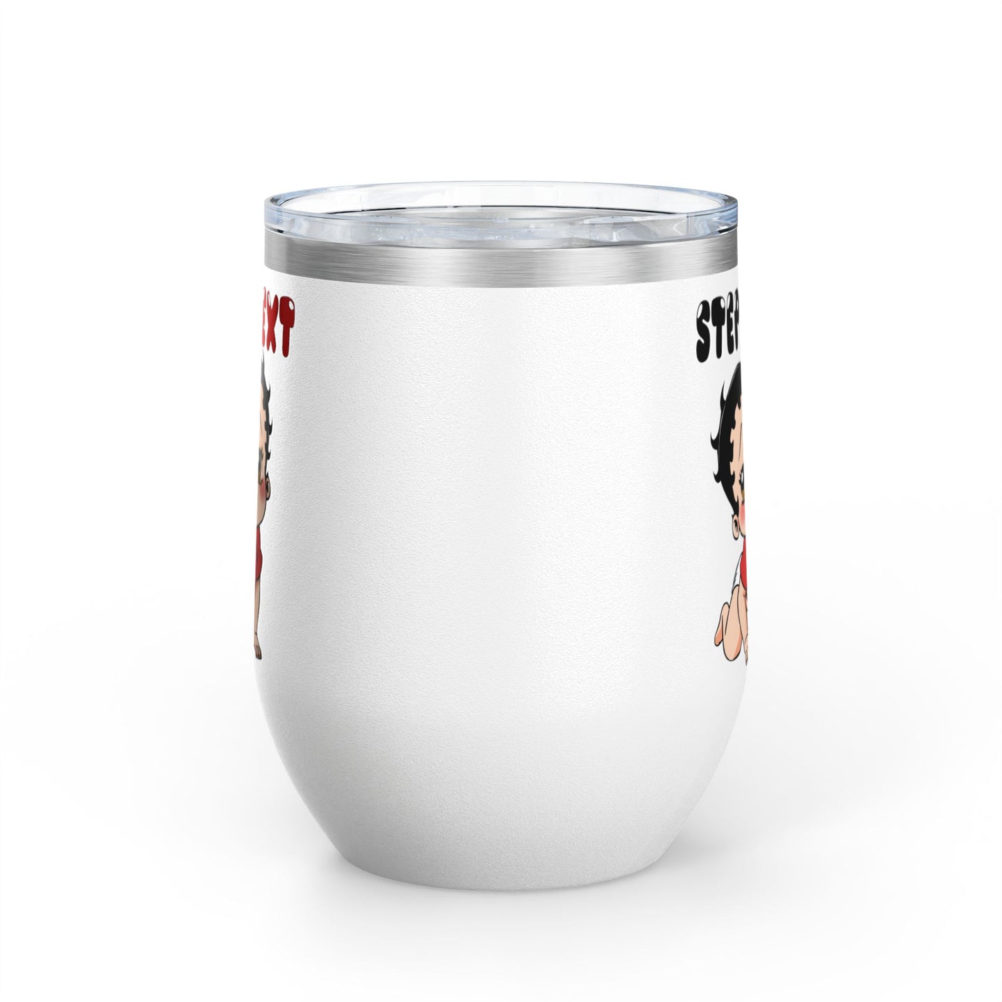 Personalized Baby Boop - Wine Tumbler - Custom Text 12oz