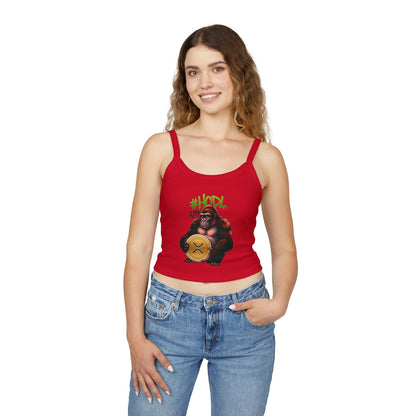 XRP #HODL Ape Crypto - Women's Strap Tank Top
