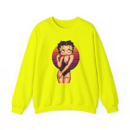 Betty Boop-Inspired Vintage Sweatshirt