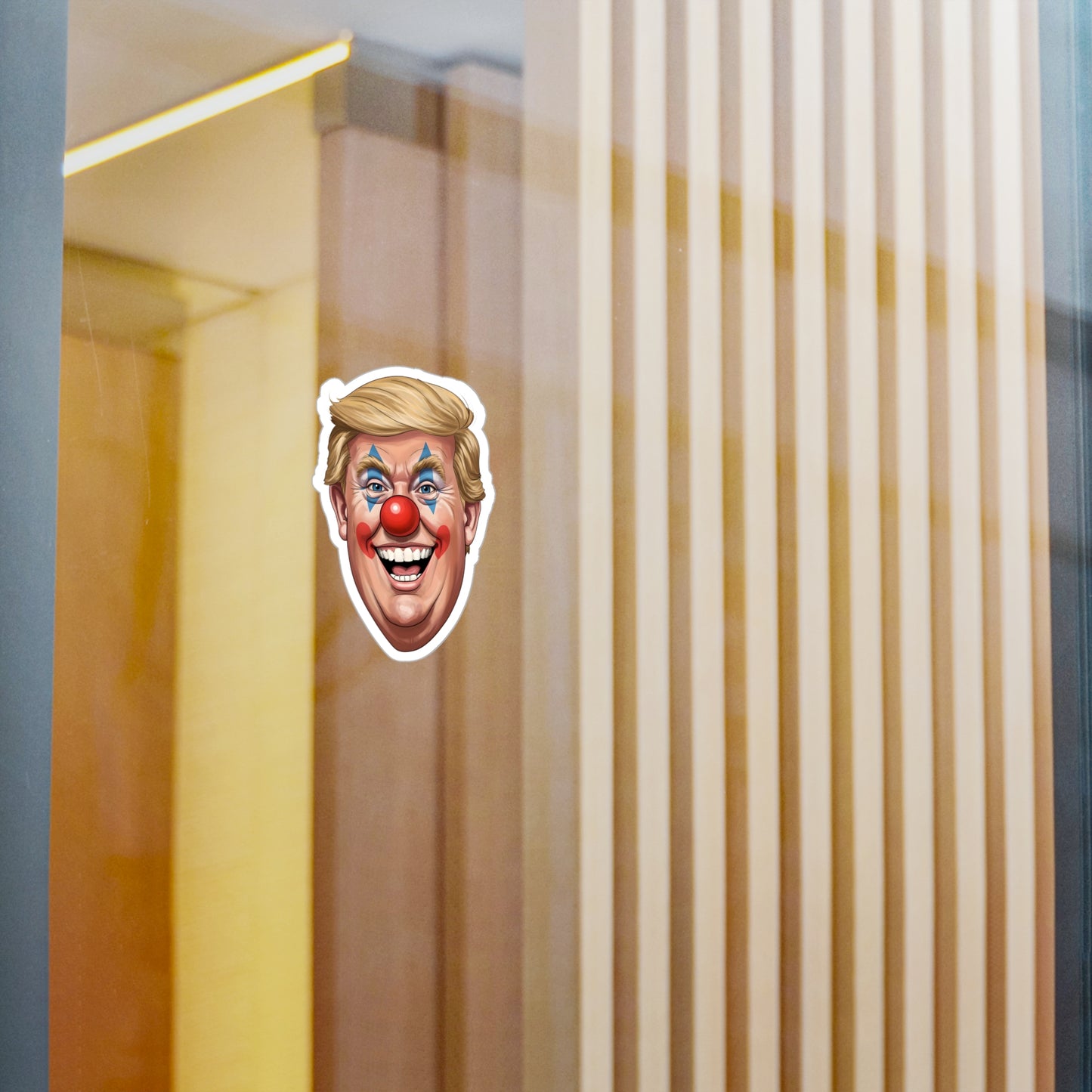 Anti Trump Clown Face - Kiss Cut Vinyl Decals