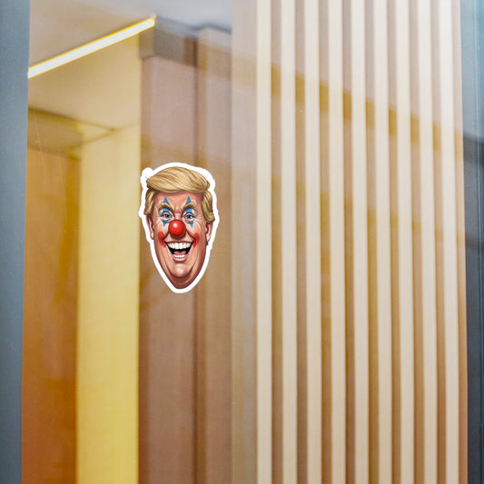 Anti Trump Clown Face - Kiss Cut Vinyl Decals