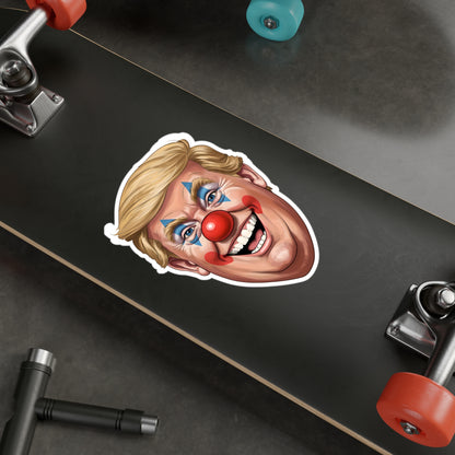 Anti Trump Clown Face - Kiss Cut Vinyl Decals