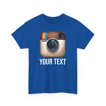 Custom Instagram | Unisex Heavy Cotton Tee