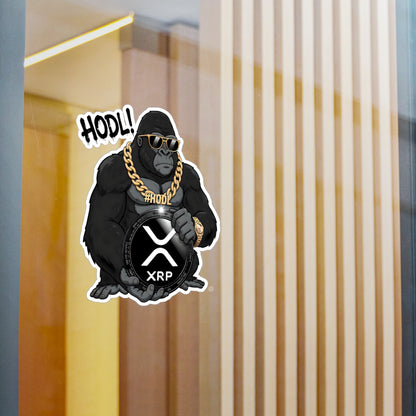 XRP Ape #HODL | Vinyl Stickers