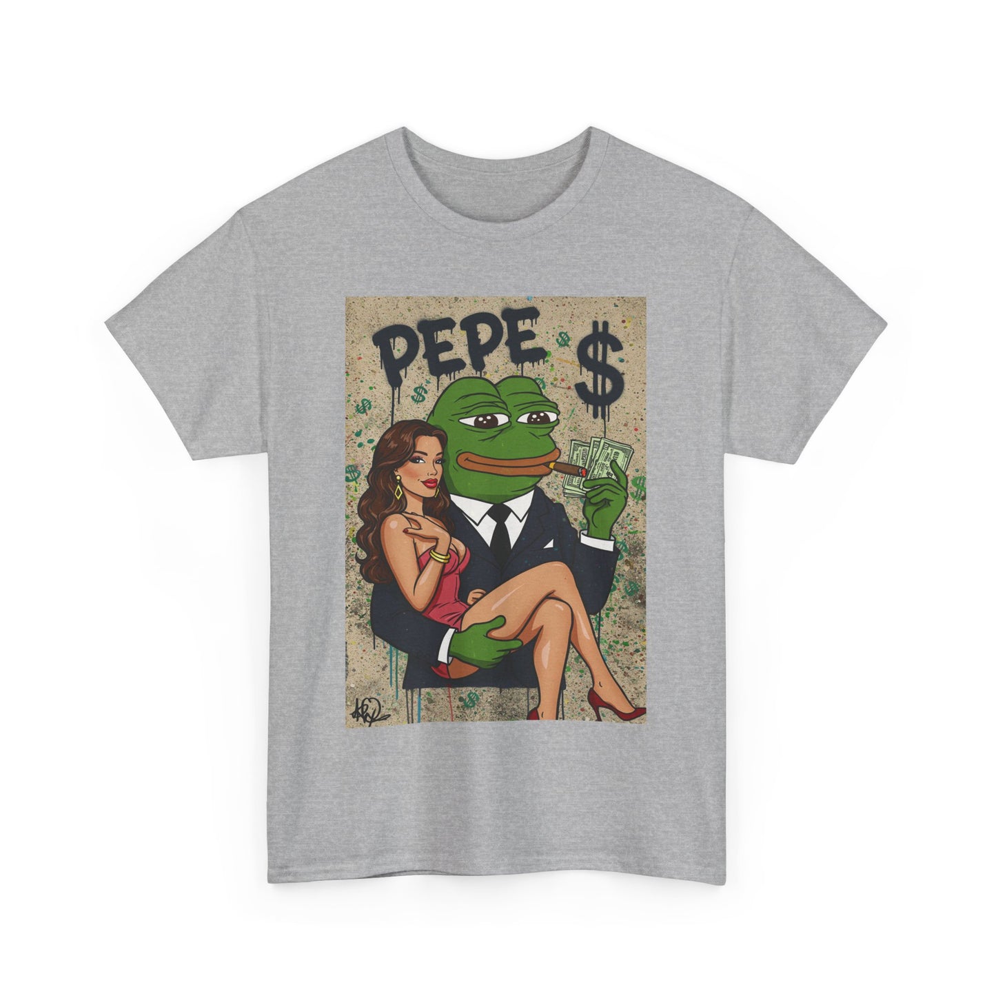 PEPE Rich - Crypto Unisex Heavy Cotton Tee