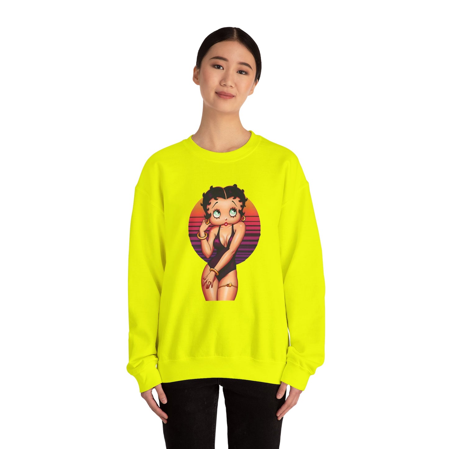Betty Boop-Inspired Vintage Sweatshirt