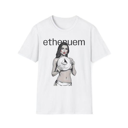 Ethereum Graphic Unisex Softstyle T-Shirt - Trendy Crypto Apparel