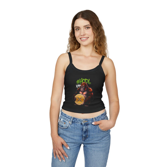 XRP #HODL Ape Crypto - Women's Strap Tank Top